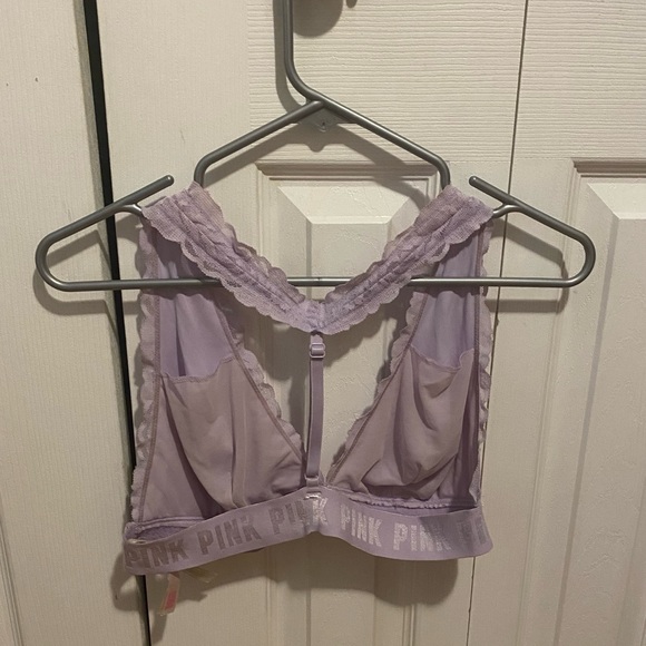 Lilac T-Back Bralette - Picture 2 of 4
